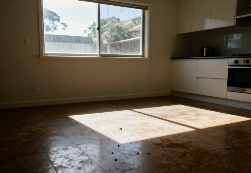 Cockroaches and ants in a Port Botany kitchen before treatment